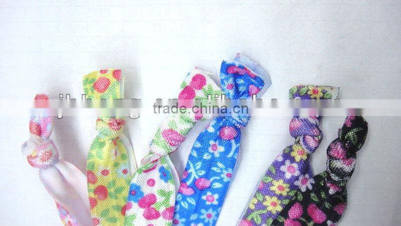 New style flower print hair holder body accessories