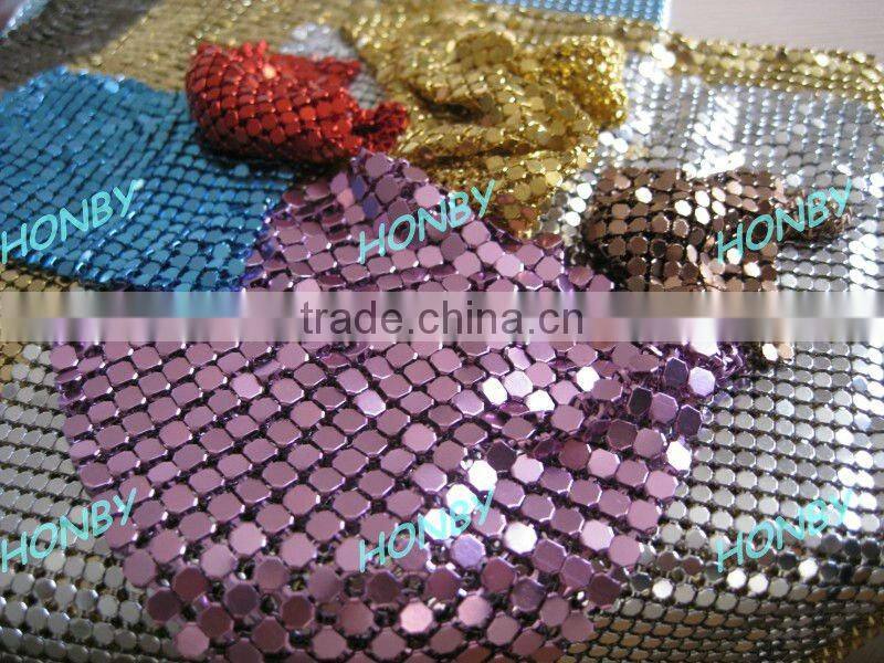 China Glitter Metallic Sequin Cloth for Selection