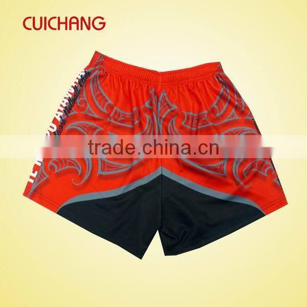 wholesale polyester heat transfer custom design Rugby Pants, Cheap Rugbypants, Rugby wear , short pants GLQK-073