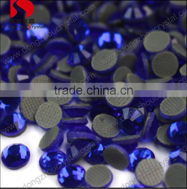 Machine cut flat back crystal DMC hot fix rhinestone