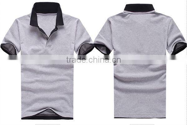 2016 fashionable 200 gsm pique colorful polo shirt design with combination