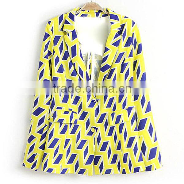 Fashion cotton print long sleeves high quality garment manufacturer high quality men coat jacket