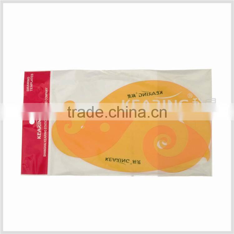Kearing Chinese Manufacture High Quality French Curves Assorted 2 Pcs for Designing Underwear Cloud Rulers #1302S