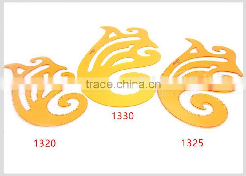 Kearing French Curves for Pattern Drawning 25cm Length & 3mm Thickness Plastic Rulers #1325