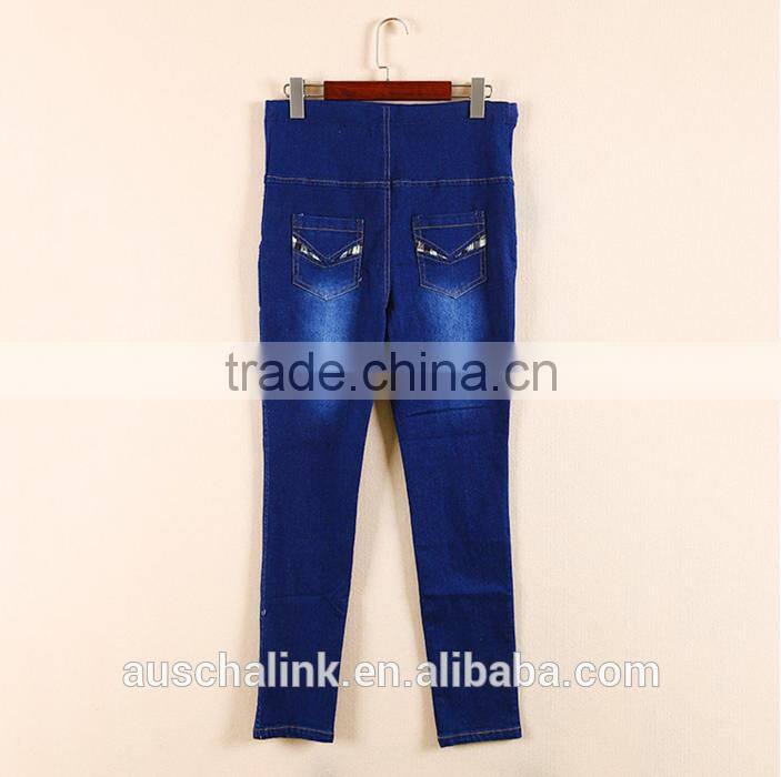 korean style plus size maternity jeans wholesale women denim jeans