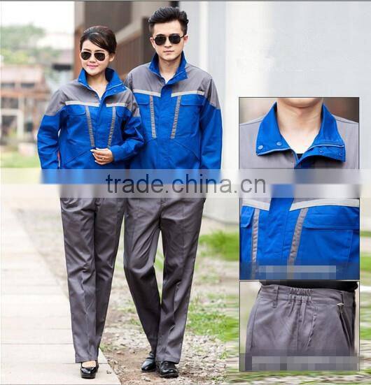 2015 latest customized maintenance factory worker uniform coverall long-sleeve uniform