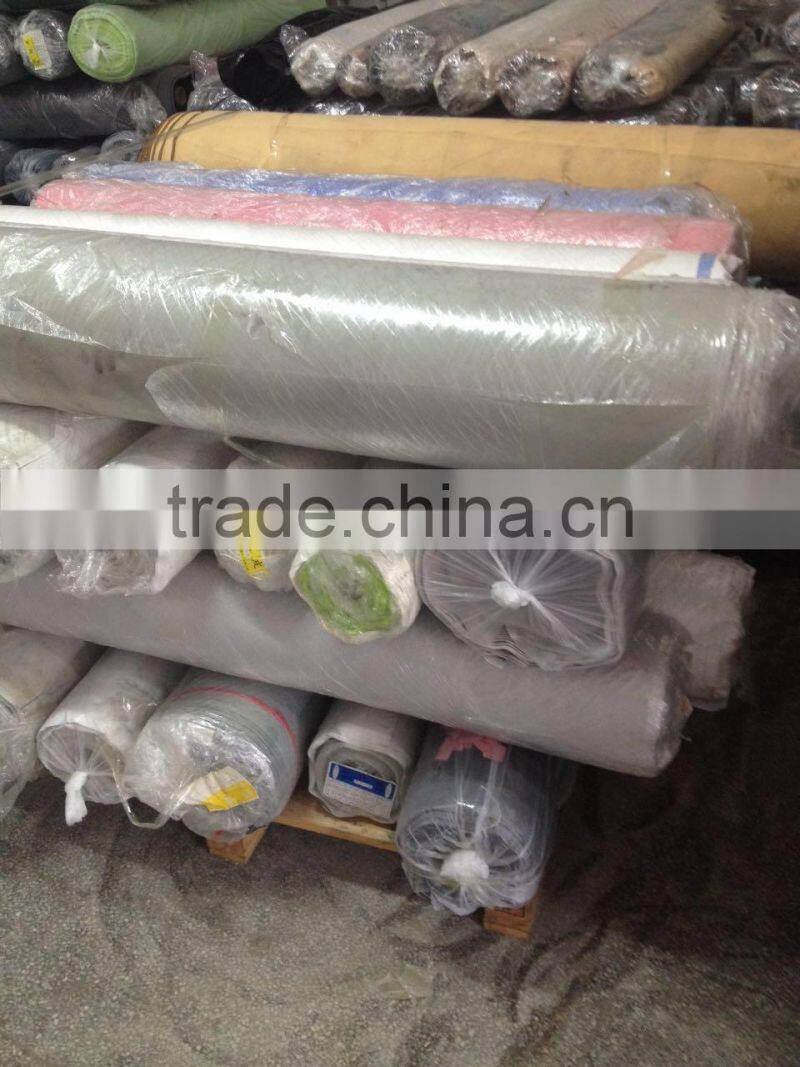 PU artificial Leather With Non-woven backing Stock Lot