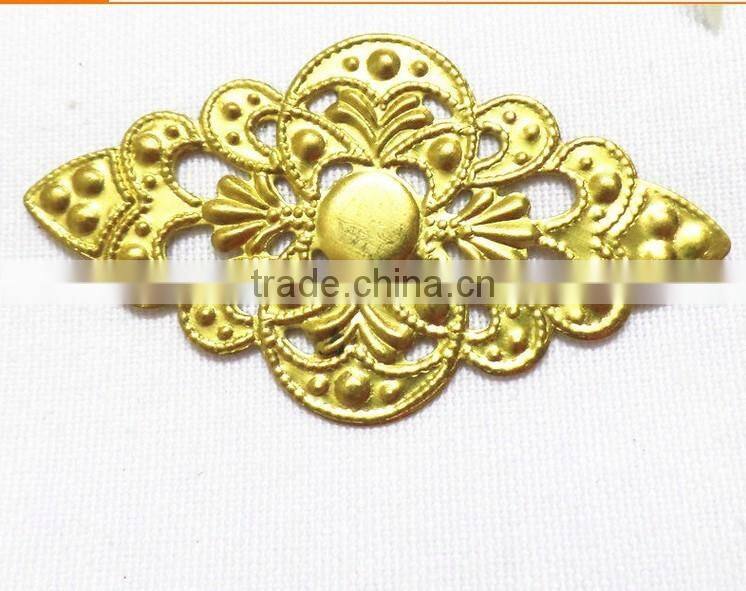 filigree square flower jewelry accessories