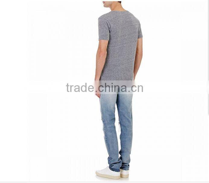 Biker Jeans Fashion Denim trousers(LOTK007)