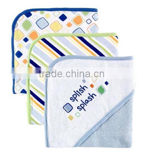 China supplier applique cotton terry pattern baby baby security blanket