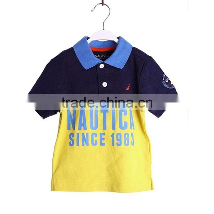 Top Quality Wholesale Custom-made Latest Dress Design Soft Textile Summer T-shirt for Boys