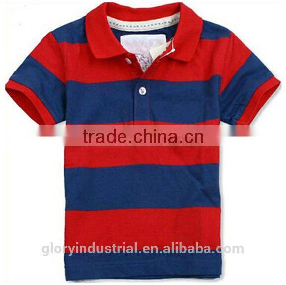 china import child yarn dyed polo clothes