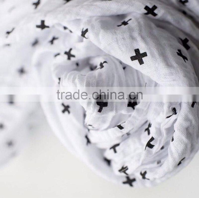 wholesale baby cotton muslin swaddle blankets