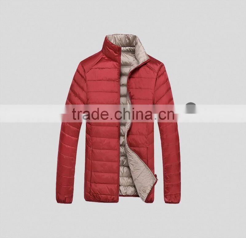 2016 men's warm winter customized down jacket