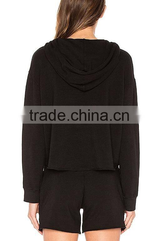 2017 OEM apparel womens tracksuit with hood sexy slim fit tracksuit women sport sets