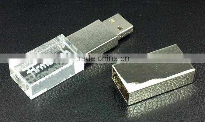 Promotional gift crystal mini usb flash drive USB For Company Gift