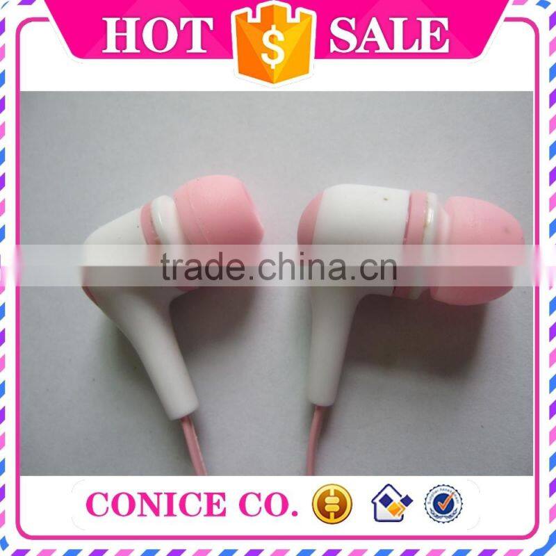 best selling flat cable earbuds magic sound stereo in-ear earphone with mic