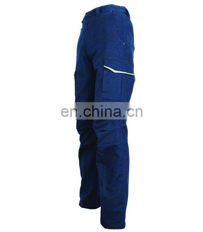 65%polyester 35% cotton Men's trousers 6 pocket cargo pants