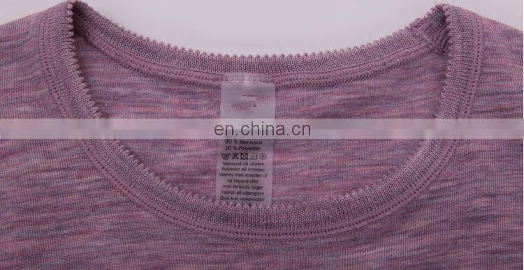 Factory OEM custom long johns underwear,Merino wool thermal long johns for women