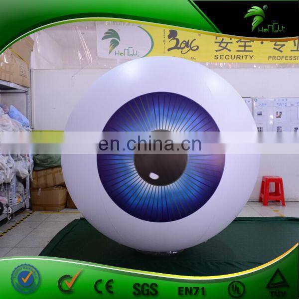 Large Inflatable Contact Lenses Store Advertising Display Inflatable Eye LED Ball Replica Trade Show Balloon