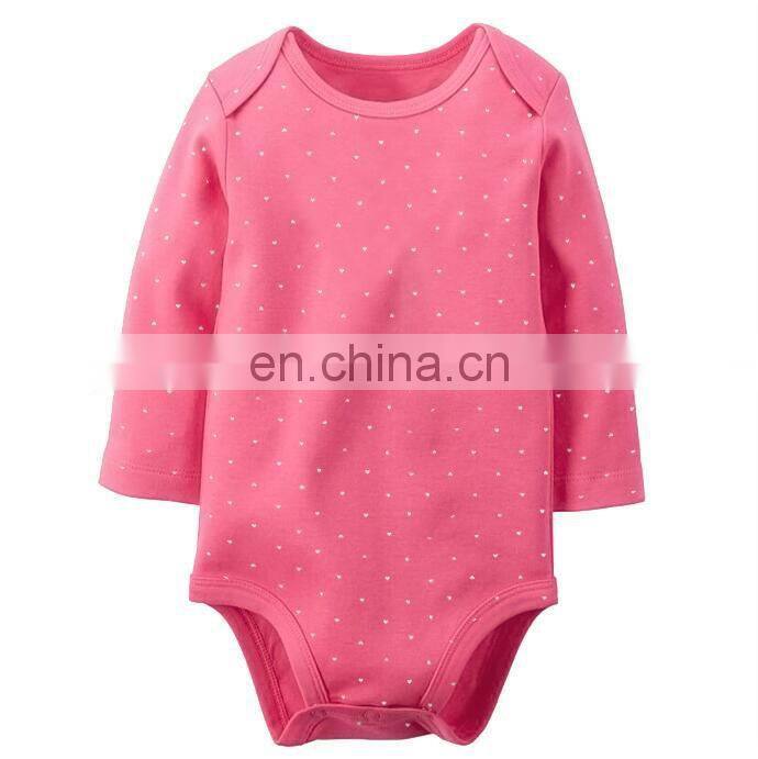 2017 New Born Baby Clothing Bamboo Baby Clothes Plain All Printed Baby Bamboo Onesie Clothes