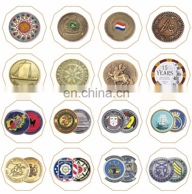 Finely processed custom singapore souvenir coin