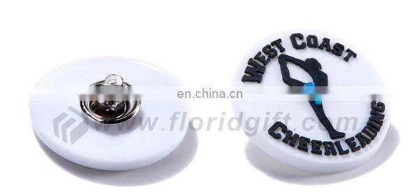 Best sales cheap id batterfly pins custom rubber badge pin