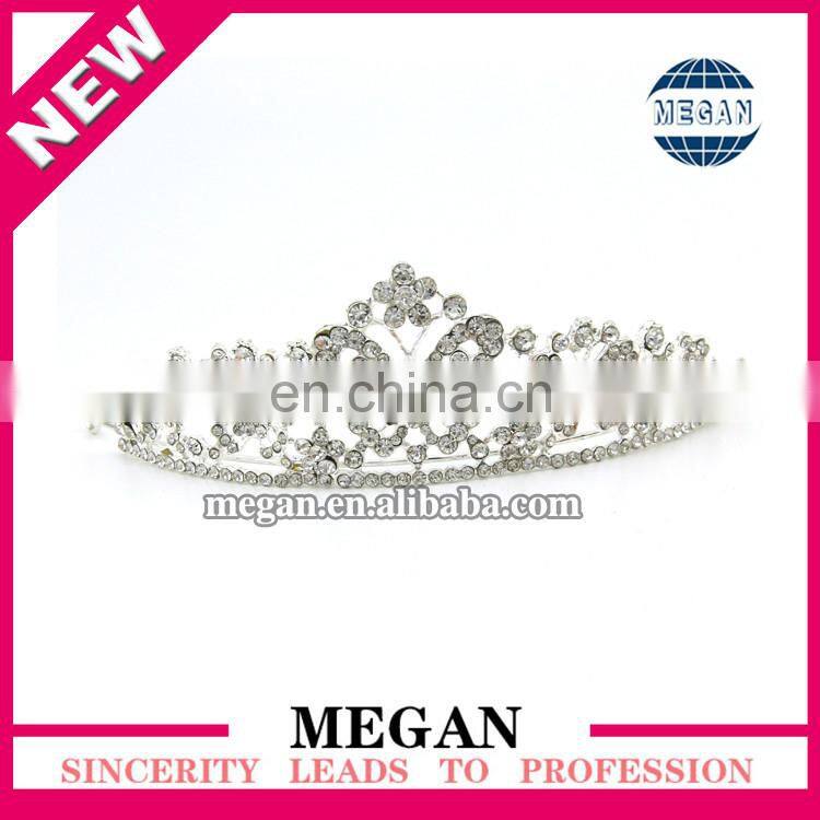 Factory Wholesale Pearl Crystal wedding bridal bulk princess Rhinestone tiaras