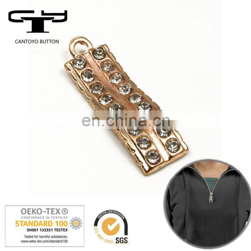 Designer Custom Bag Accessories Metal Puller For Zippers