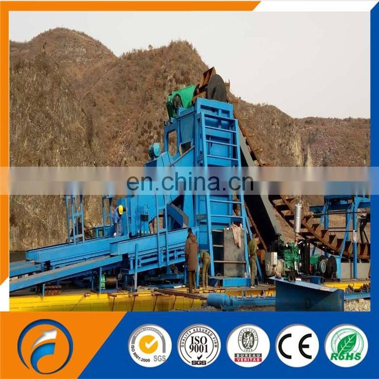 China Dongfang 250t/hr gold bucket dredger & high performance gold dredger & gold mining equipment