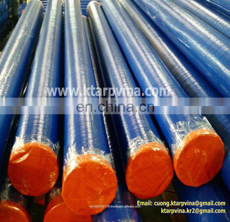ORANGE/BLUE ROLL-UP TARPAULIN # KOREA STANDARD