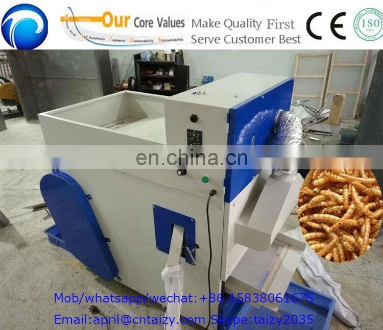 Mealworm machine to separate big/small worm