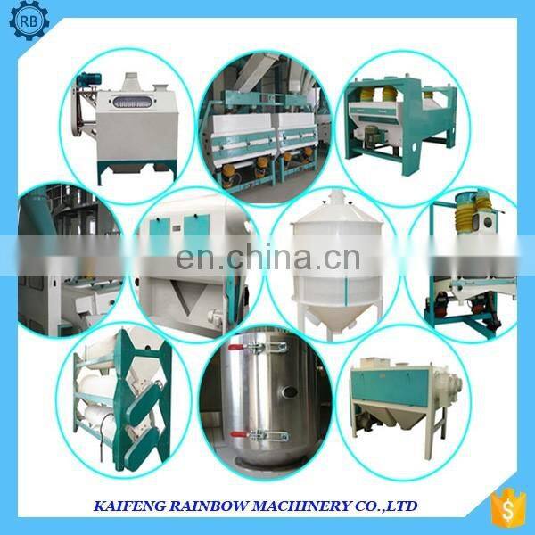 Complete flour production line for wheat grain