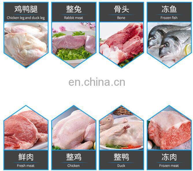 Automatic Whole Frozen Raw Chicken Leg Meat Cutting Machine for price