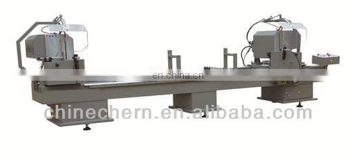 Aluminum double head miter saw angle cutting machine