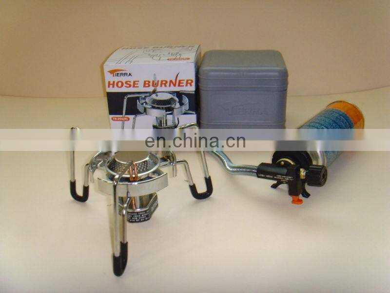 CAMPING & OUTDOOR STOVE WITH LONG HOSE & ADAPTOR