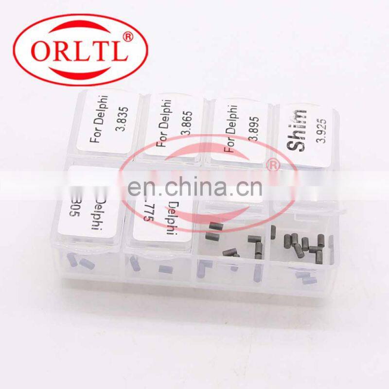ORLTL common rail injectors adjust shim 3.715-3.925mm injection valve shim Suitable for delphi injector