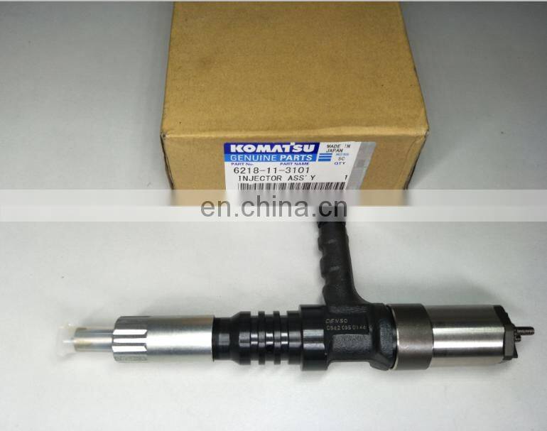diesel fuel common rail injector 6218-11-3101 095000-0560 095000-0562 for  PC600-8