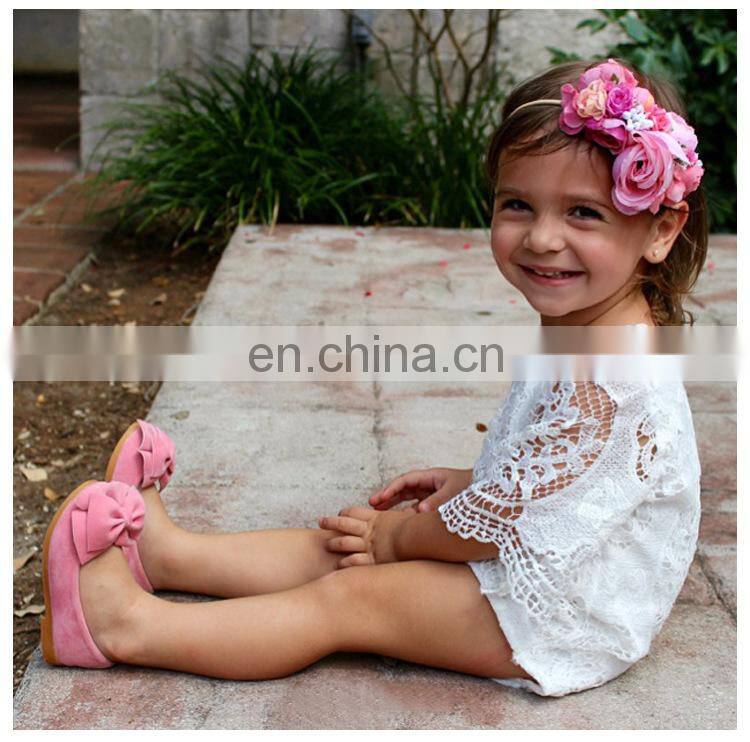 Hot sale comfortable newborn baby clothes bodysuit wholesale lace baby romper