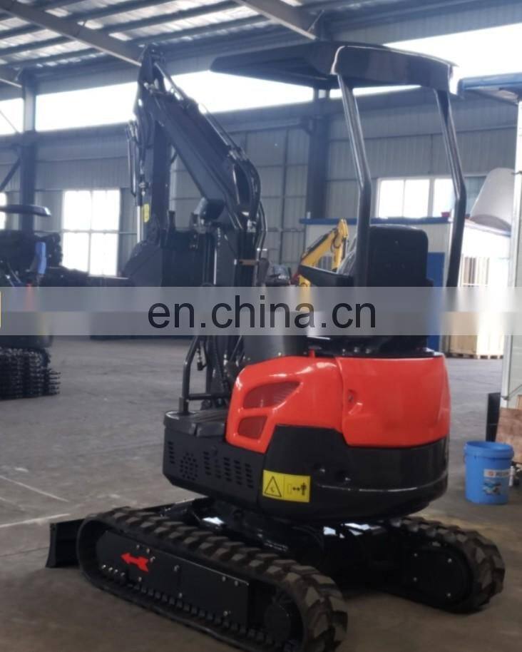 chinese minibagger 2t mini excavator with rubber track 2 ton