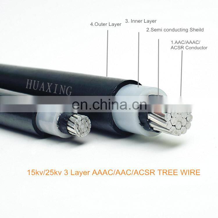 25KV AAC Cable 3 LAYER SAC CABLE