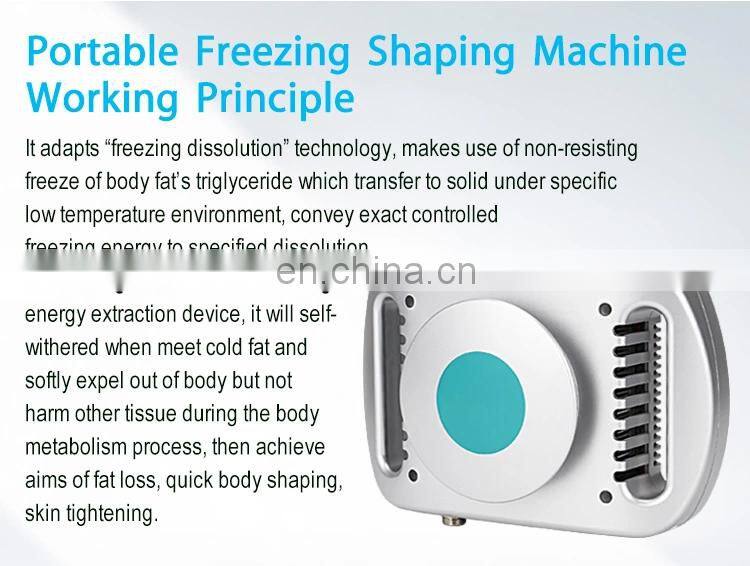 Home Use Portable Fat Freezing Body Slimming Machine For Body Shaping