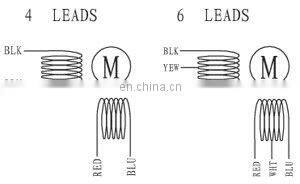 SM57ST round type 57mm nema 23 step motor