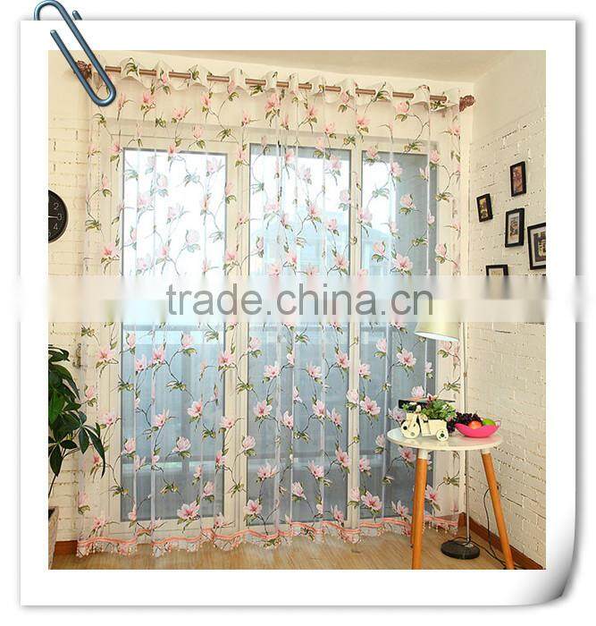 Jacquard curtain fabric and ready made curtain