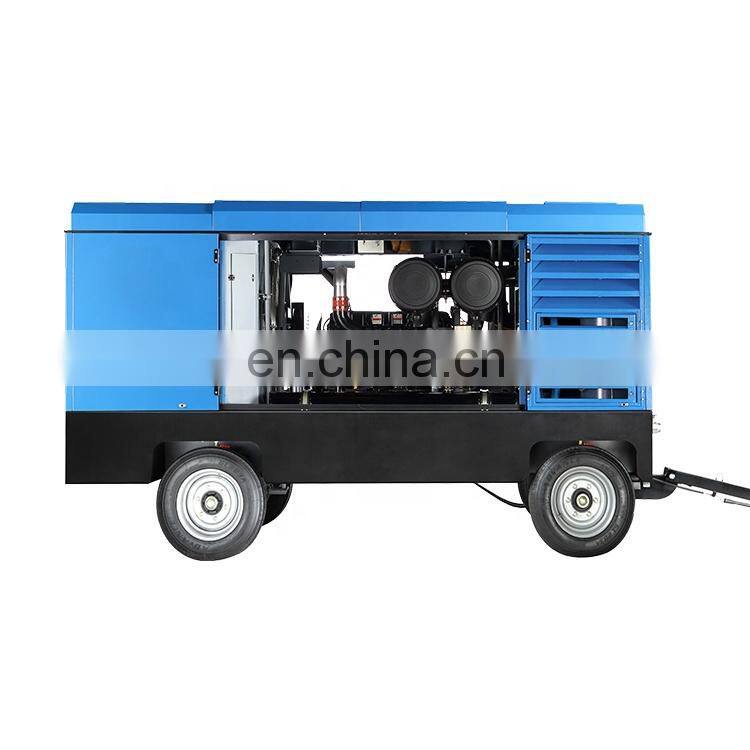 Liutech Large Air 1000cfm High Pressure Diesel Portable Screw Air Compressor For Drilling Machine