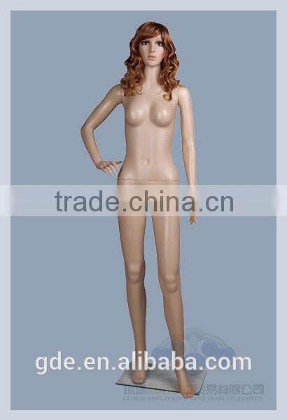 Skin color female display mannequin for sale