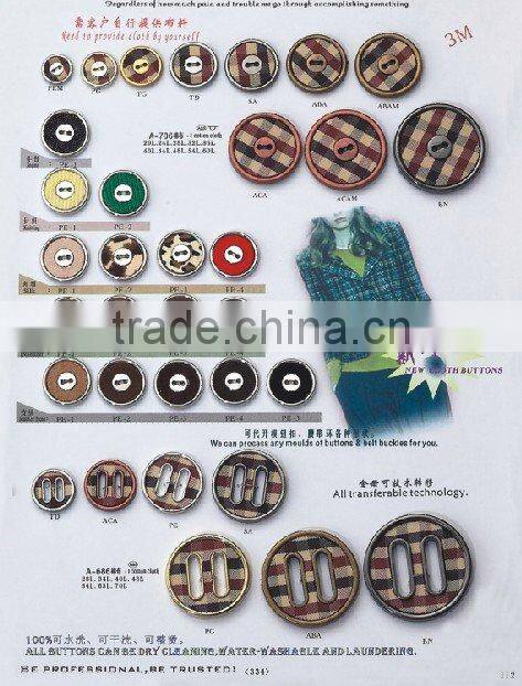 fashion covered buttons