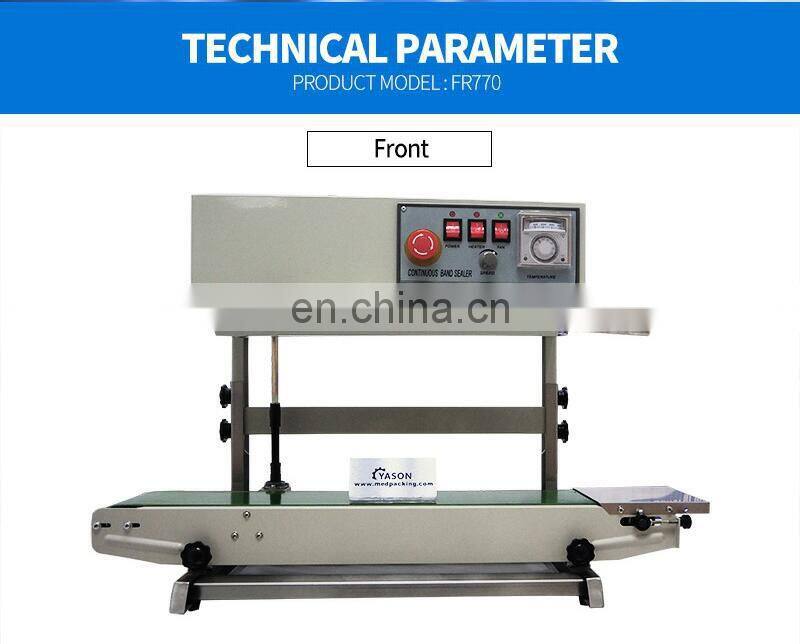 FR-770 Bag Vertical Bag Sealing Machine Band Bag Sealing Machine
