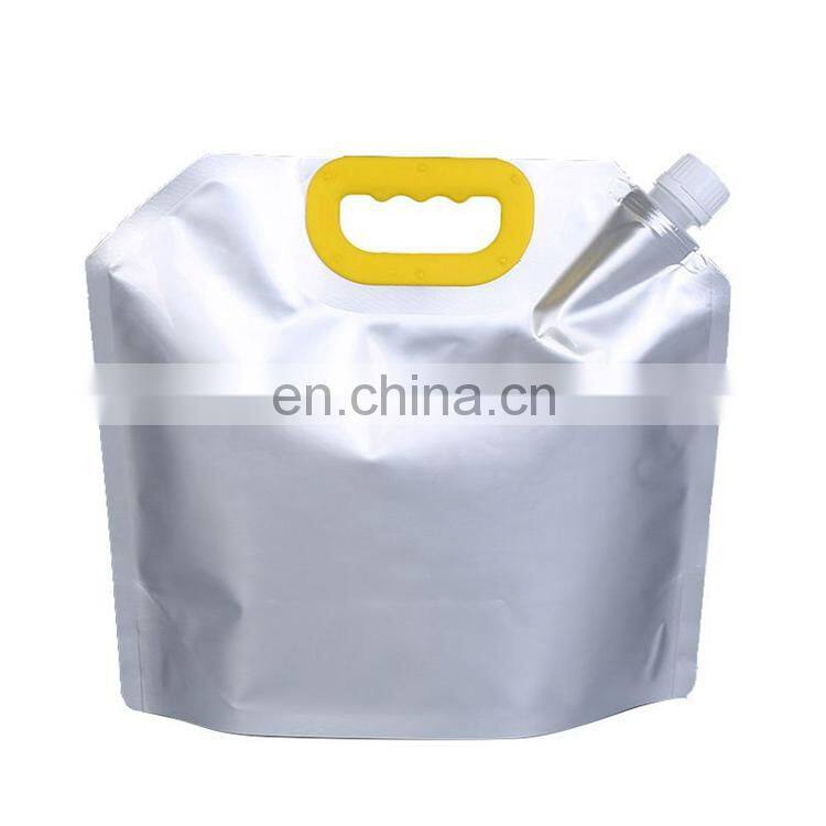 OEM baby food grade packaging reusable spout top stand up pouch with flat bottom