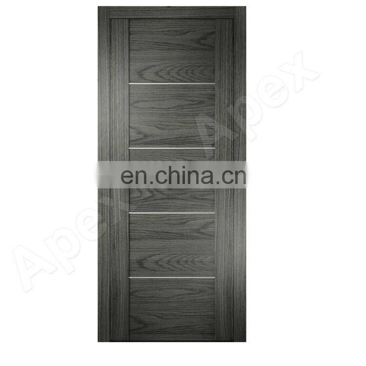 European model door style ash wood veneer flush door interior door